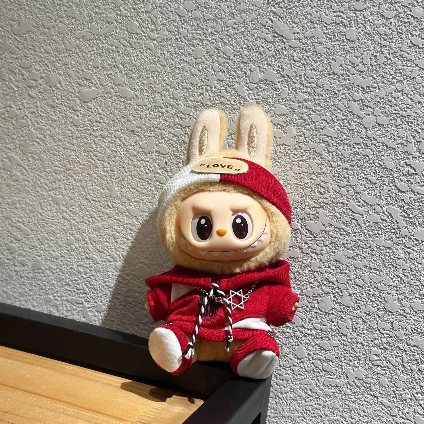 17cm Labubu Puppen Zubehör Niedlich Persönlichkeit Mode Geburtstag Anhänger Geeignet für V1 V2 V3 Kleidung Designer Unisex