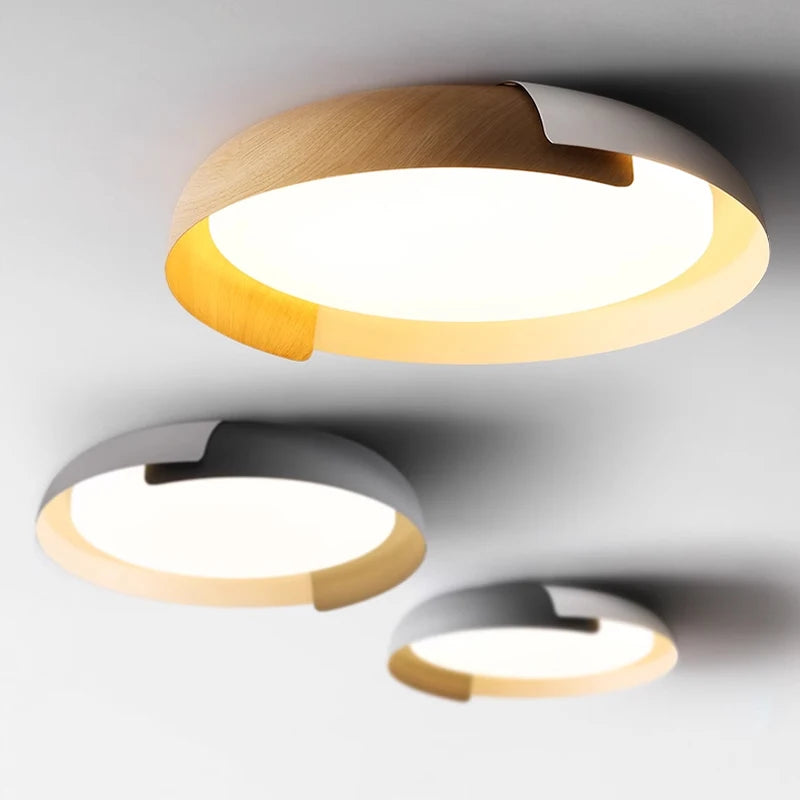 Plafonnier moderne minimaliste et créatif de style japonais, luminaire décoratif d'intérieur, idéal pour une chambre à coucher, un salon ou un restaurant