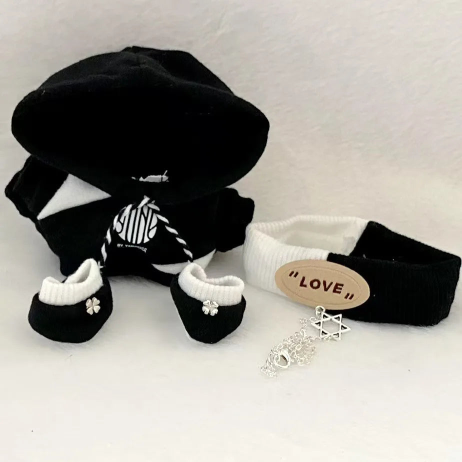 17cm Labubu Puppen Zubehör Niedlich Persönlichkeit Mode Geburtstag Anhänger Geeignet für V1 V2 V3 Kleidung Designer Unisex