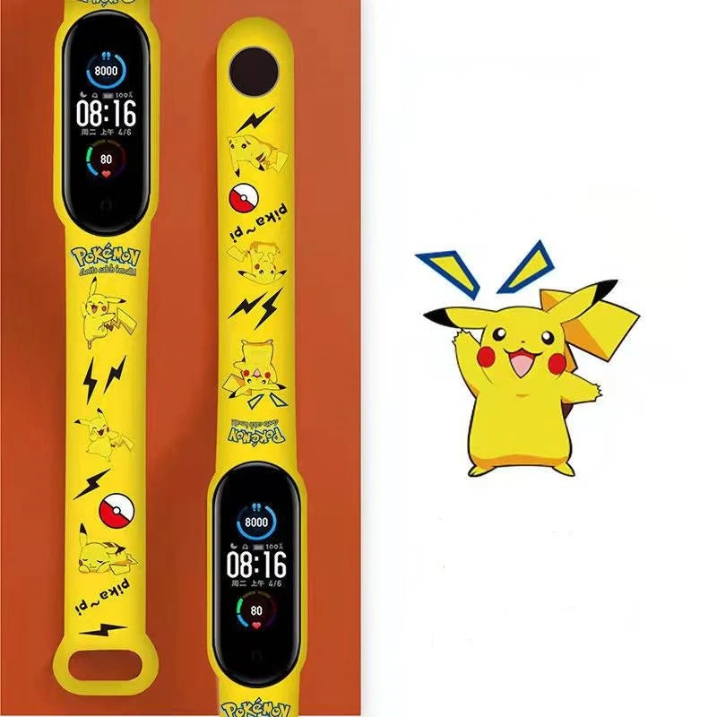 Pokemon Kinder Digitaluhr Pikachu Kinderuhr Sport Armband Armband Touch Smart LED Wasserdichte Uhr Dekoration Geschenke