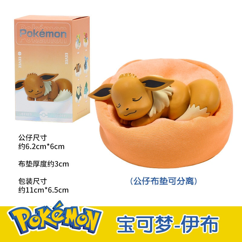 Pokemon Action Figur Pikachu Jirachi Eevee Komala Snorlax Schlüsselanhänger Spielzeug