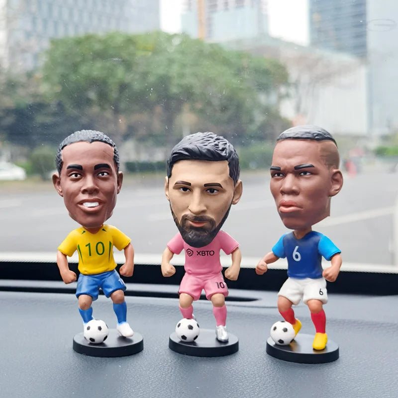 Fußballstar Puppe Auto Ornament gibt Jungen Geschenke c Ronaldo Stern Woche Charakter Neymar schüttelt seinen Kopf Puppe