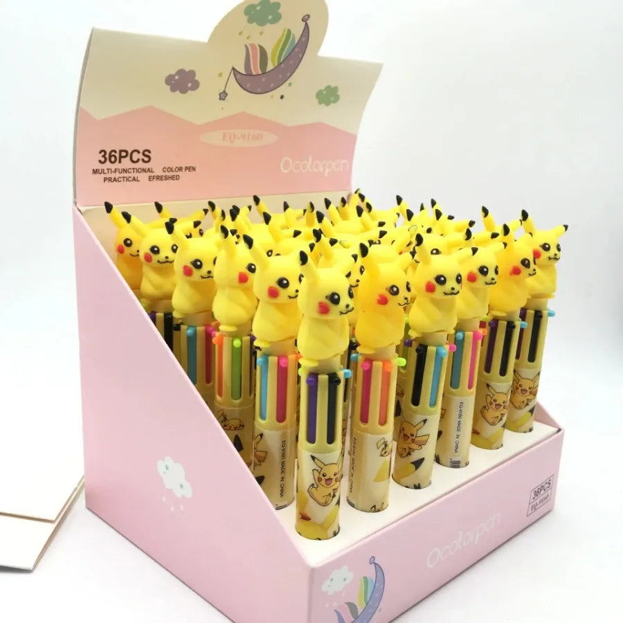 1 stücke Pokemon Pikachu Anime Cartoon Kawaii Gel Stift 0,7mm niedlichen stationären Lieferungen Büro Stift Kinder Schul bedarf Geschenk