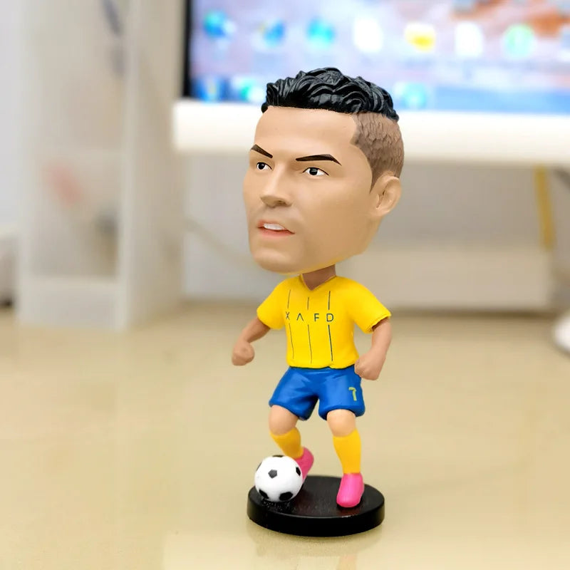 Fußballstar Puppe Auto Ornament gibt Jungen Geschenke c Ronaldo Stern Woche Charakter Neymar schüttelt seinen Kopf Puppe