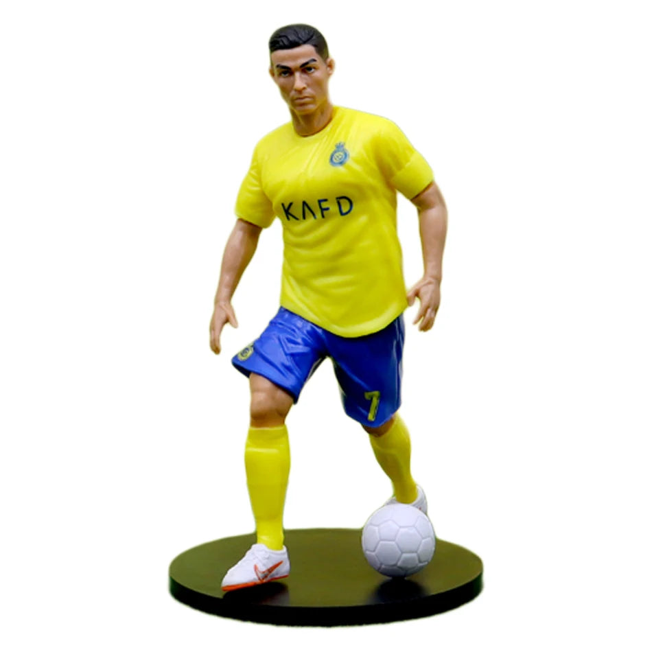 Gekürzte Version von Cristiano Ronaldo Messi MBappe Star Football Action Figures Sammelbare Fanartikel aus Madrid und Barcelona