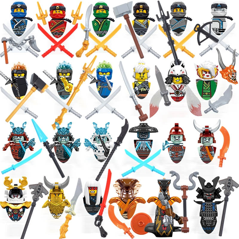 Mini figurines ninjago