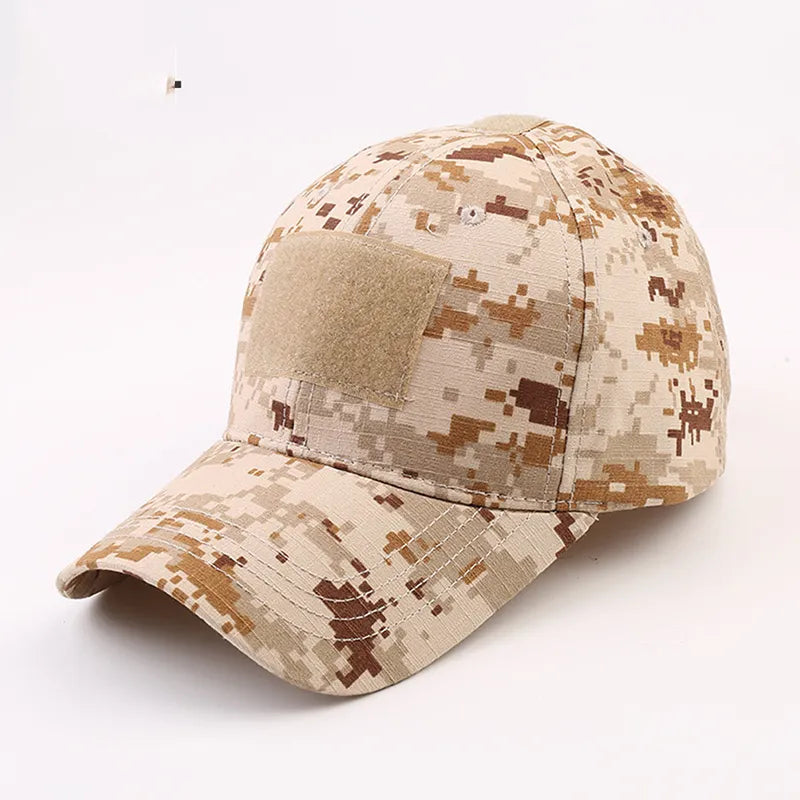Einstellbare Baseballmütze Taktische Sommer Tarnfarbe Militär Armee Tarnfarbe Airsoft Jagd Camping Caps
