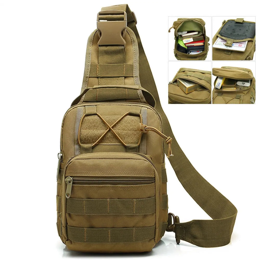 Outdoor Military Tactical Sling Sport Travel Shoulder Bag For Men Women Crossbody Bags Hiking Camping Equipment