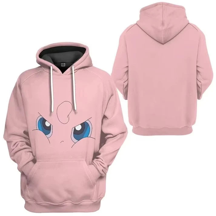 Neue pokémon pikachu 3d digital bedruckte Top Unisex Kapuze Mode trend ige lässige lang ärmel ige Pullover Sweatshirt Geburtstags geschenk