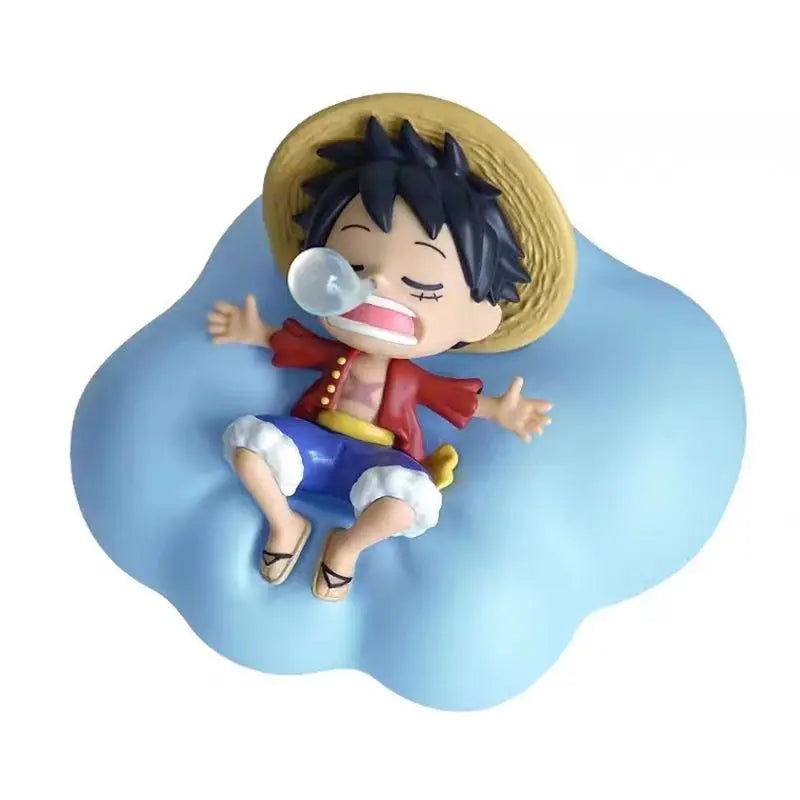 One Piece Ruffy Zoro Nami Sanji Night Light Anime Figure Lamp Soft Light Bedroom Night LED Light Room Kids Toy Gift