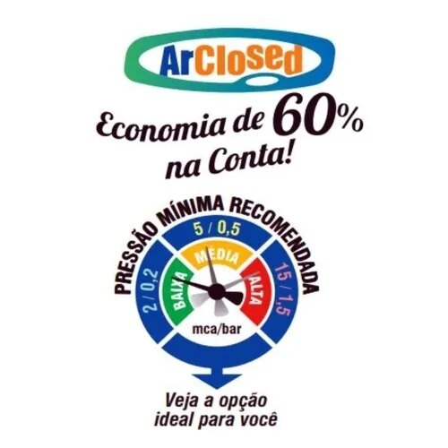 (Wasser sparen) Air Blocker Eliminator Hydrometer Brazil Original Premium Cola ¾ "ArClosed