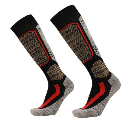 Chaussettes de Ski chaudes en coton pour hommes et femmes, longues et épaisses, pour Snowboard, randonnée, Trekking, sport, chaussettes thermiques, hiver