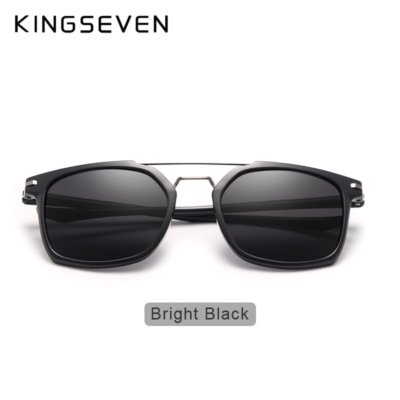 KINGSEVEN TR90 Lunettes de soleil polarisées Hommes Retro UV400