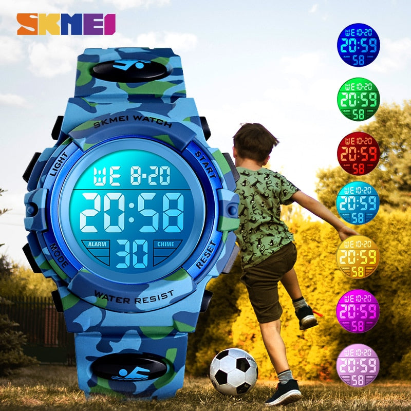 SKMEI-Military-Kids-Sport-Watches-50M-Waterproof-Electronic-Wristwatch-Stop-Watch-Clock-Children-Digital-Watch-For-Boys-Girls