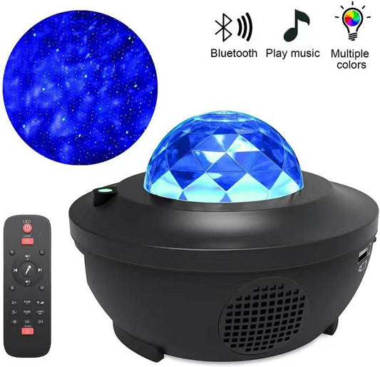 LED-Sternengalaxie-Projektor-Nachtlicht-Ozeanwellenprojektion-mit-Bluetooth-Musiklautsprecher-and-21-Beleuchtungsmodi