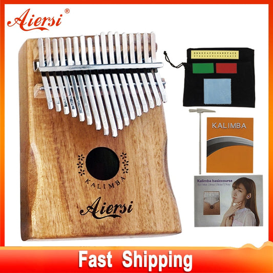 Aiersi-Solid-Koa-17-Keys-Gecko-Kalimba-Thumb-Piano-Calimba-Musical-gift-with-Song-instruction-book-Tune-Hammer-and-bag