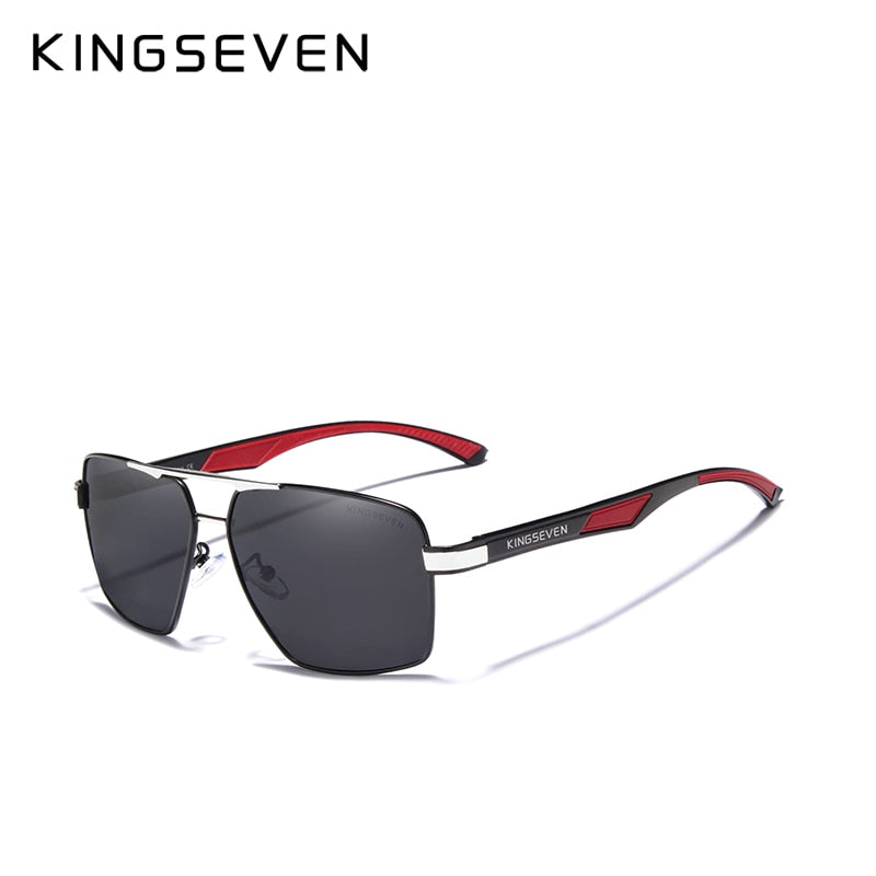 KINGSEVEN Lunettes de soleil polarisées pour homme Miroir Oculos Accessoires de lunettes pour homme