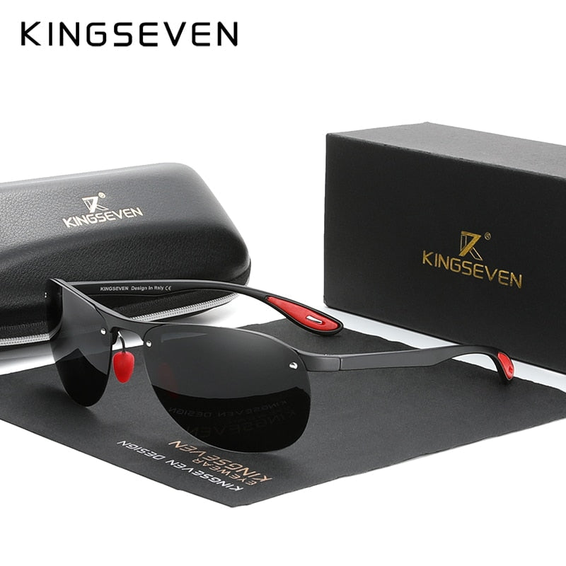 KINGSEVEN Herren Sonnenbrille TR90 Polarisiert