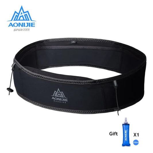 Aonijie Outdoor Waist Belt Bag Portable Ultralight Waist Packs Cell Phone Holder for Trailing Running Camping with Water Soft Flask