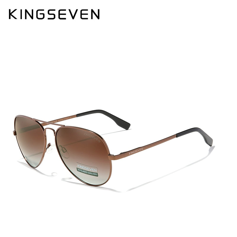 KINGSEVEN lunettes de soleil homme polarisées UV400 miroir Oculos de sol 7735