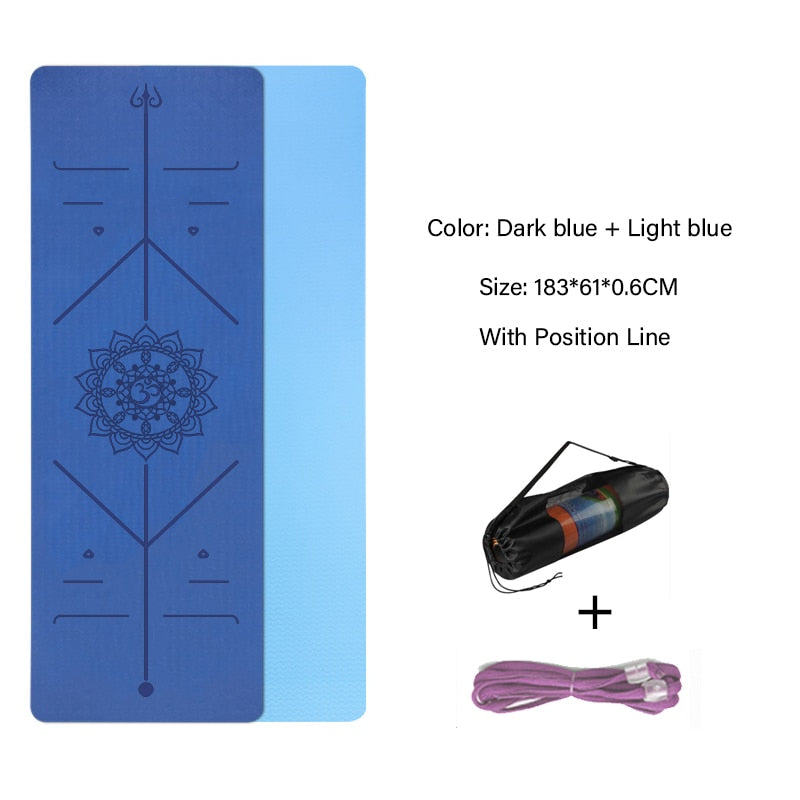 TPE-Yoga-Double-Layer-Non-Slip-Mat-Yoga-Exercise-Pad-with-Position-Line-For-Fitness-Gymnastics-and-Pilates