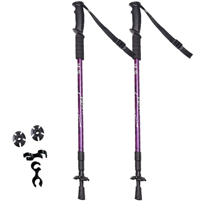 2pcs/lot-Nordic-Walking-Poles-Adjustable-Trekking-Poles-Telescopic-Scandinavian-Walking-Sticks-Anti-Shock-Hiking-Stick