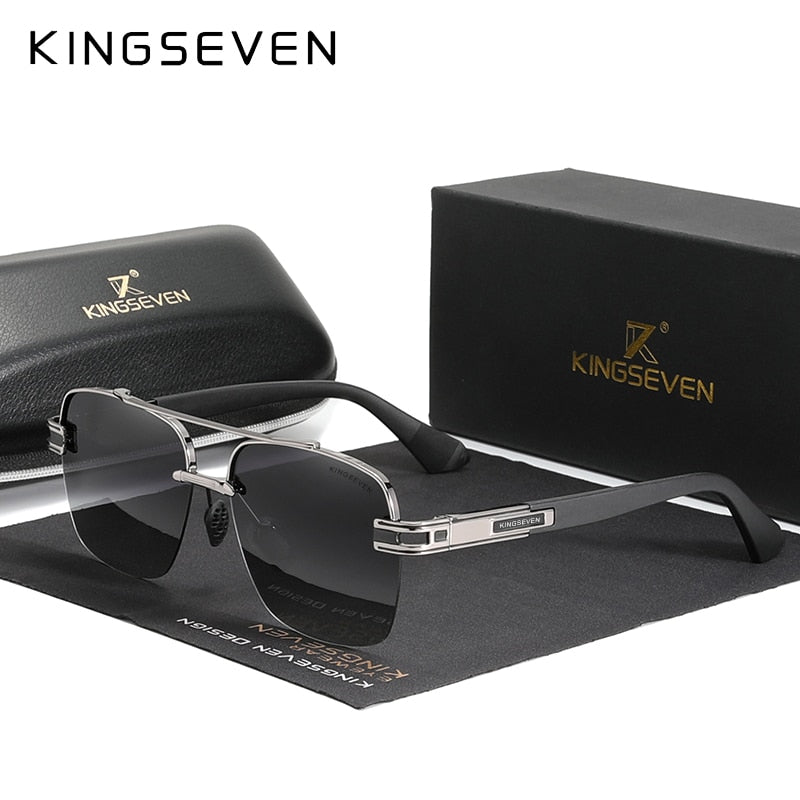 KINGSEVEN Luxus Sonnenbrille polarisiert Gradient Oculos De Sol