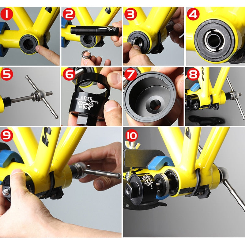 MUQZI-Bicycle-Bottom-Bracket-Install-And-Removal-Tool-Axle-Disassembly-For-BB86/30/92/PF30-Mountain-Bike-Road-Fixed-Gear