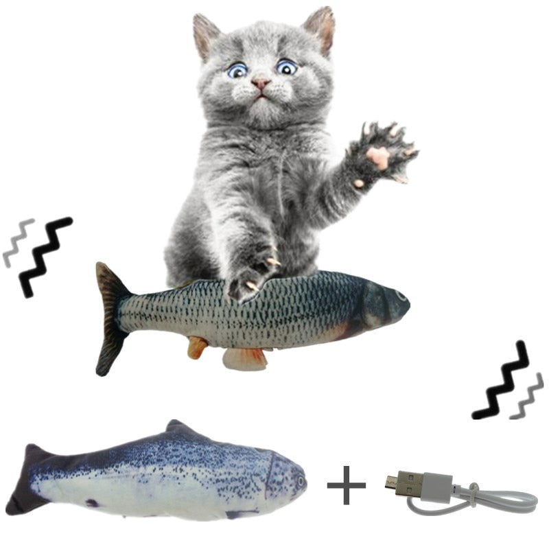 Katzenspielzeug-Fisch-USB-Elektro-Lade-Simulation