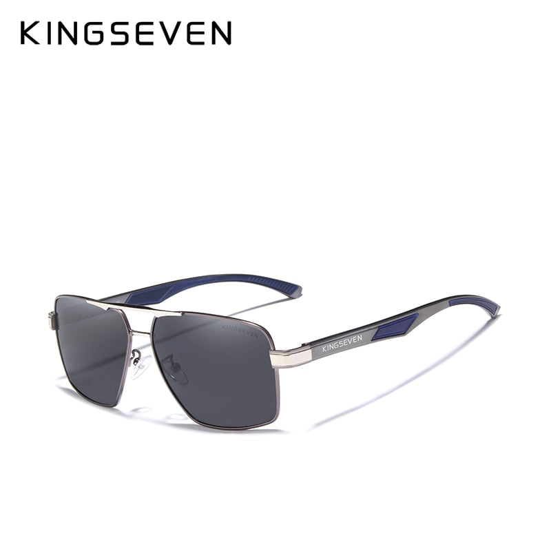 KINGSEVEN Lunettes de soleil polarisées pour homme Miroir Oculos Accessoires de lunettes pour homme