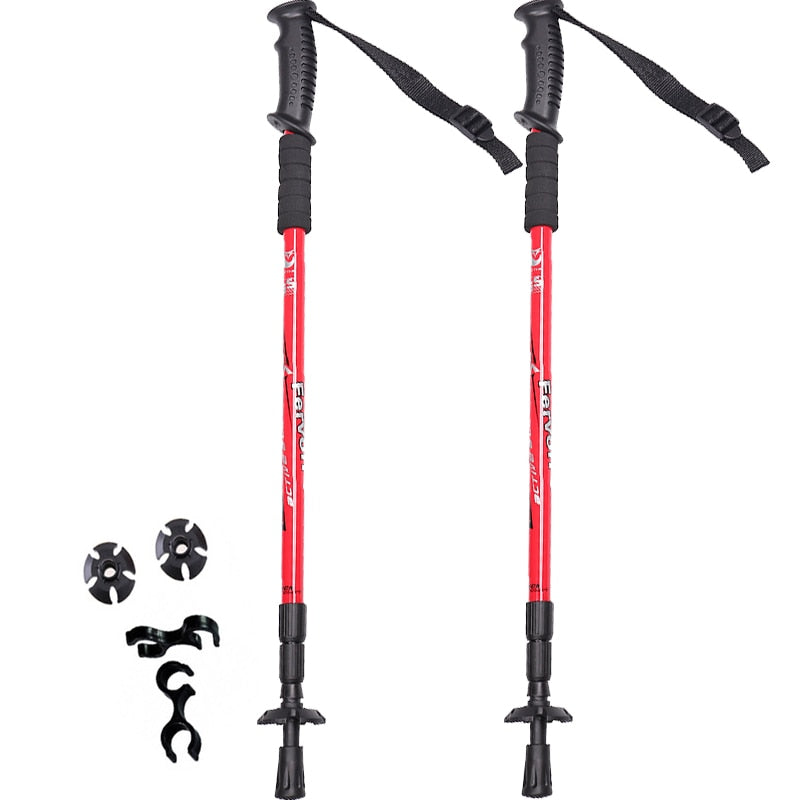 2pcs/lot-Nordic-Walking-Poles-Adjustable-Trekking-Poles-Telescopic-Scandinavian-Walking-Sticks-Anti-Shock-Hiking-Stick