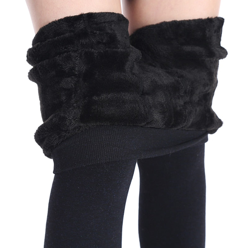 Warme-Fleece-Leggings