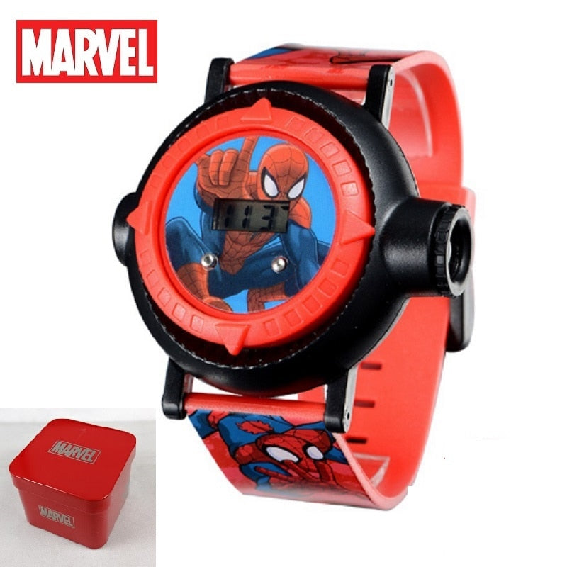 MARVEL-Genuine-Spider-Man-Projection-LED-Digital-Watches-Children-Cool-Cartoon-Watch-Kid-Birthday-Gift-Disney-Boy-Girl-Clock-Toy