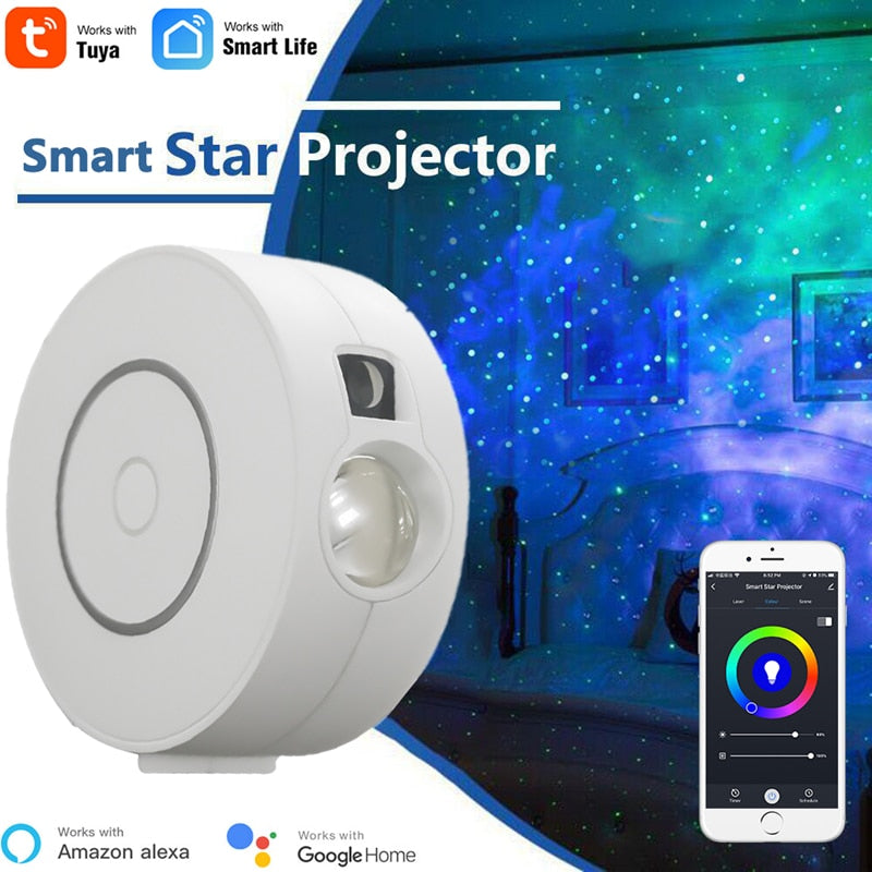 Tuya-Smart-Star-Projector-WiFi-Laser-Starry-Sky-Projector-Waving-Night-Light-Led-Farbeful-APP-Wireless-Control-Alexa-Compatible