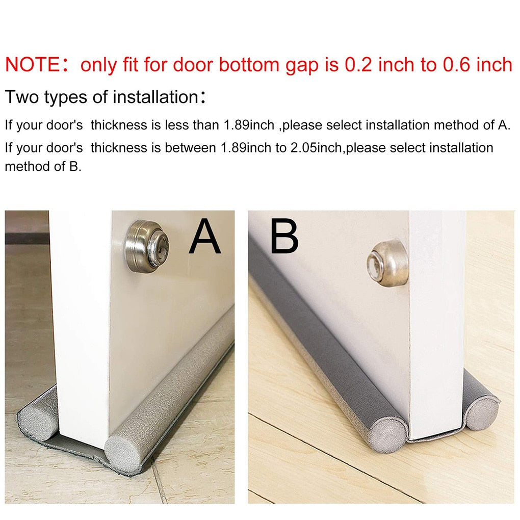 Under-Door-Draft-Guard-Stopper-Sound-Proof-Reduce-Noise-Door-Bottom-Sealing-Weather-Strip-Under-Door-Draft-Guard