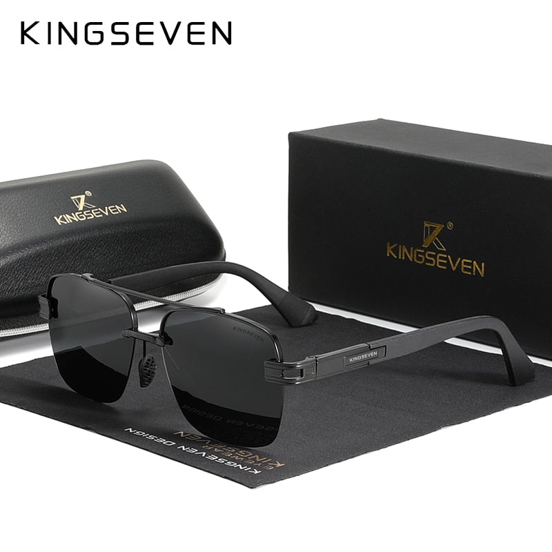 KINGSEVEN Lunettes De Soleil De Luxe Polarisées Gradient Oculos De Sol