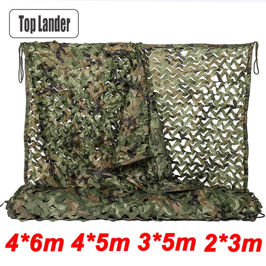 4x5m 2x3m Militärisches Tarnnetz Tarnnetz Armee Netze Schatten Mesh Jagd Outdoor Camping Zelt