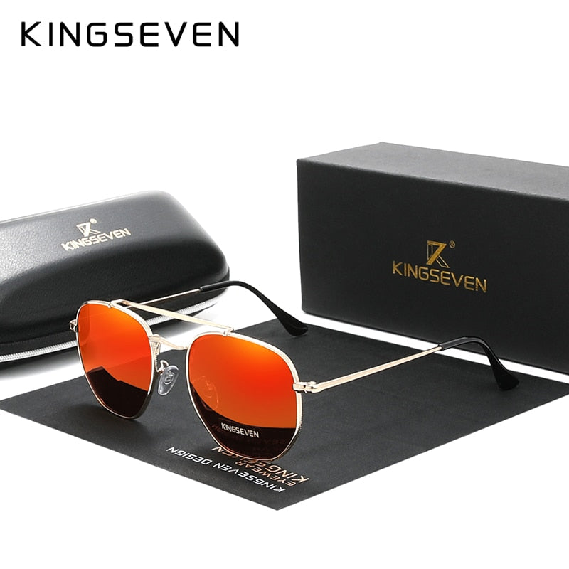 KINGSEVEN lunettes de soleil vintage polarisées N7748