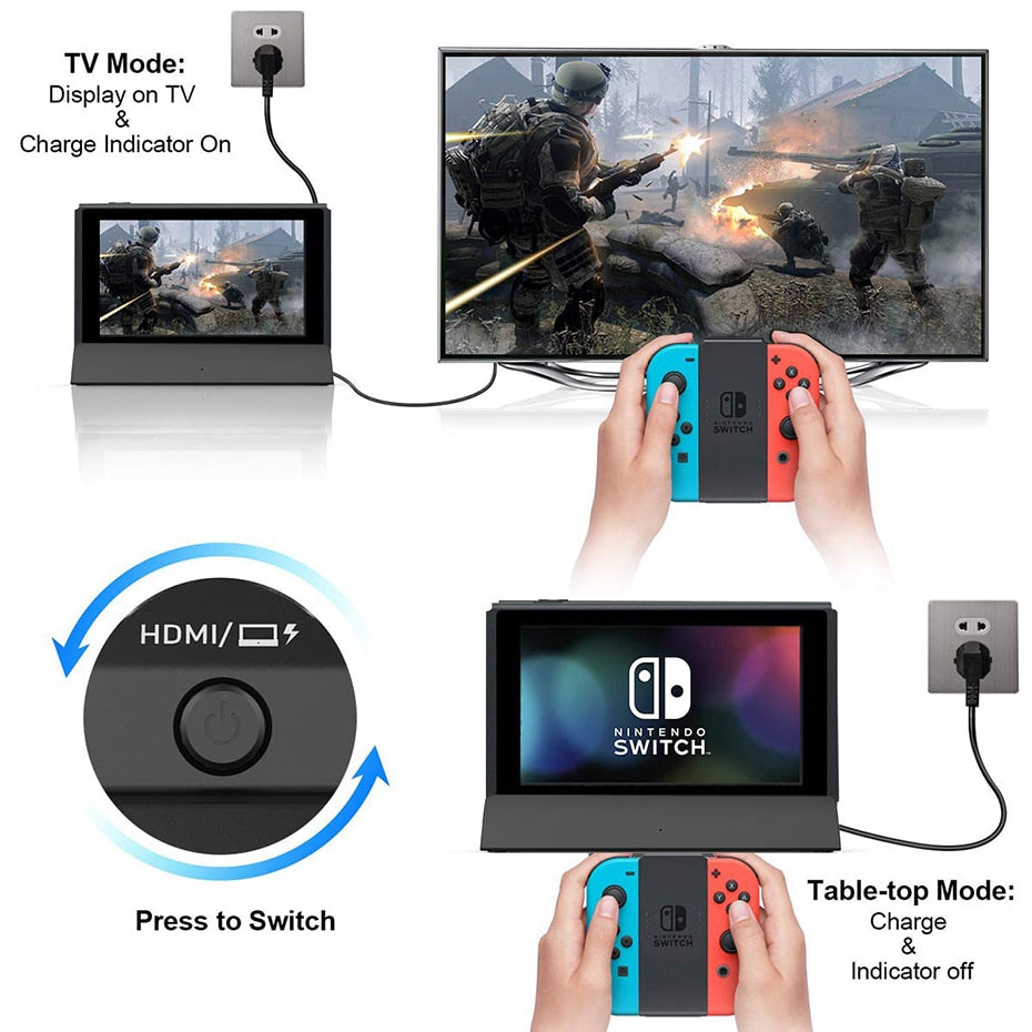 Vogek-Portable-Dock-Station-for-Nintendo-Switch-with-Type-C-to-HDMI-TV-Adapter-USB-3.0-2.0-Charging-Docking-Playstand-Charger