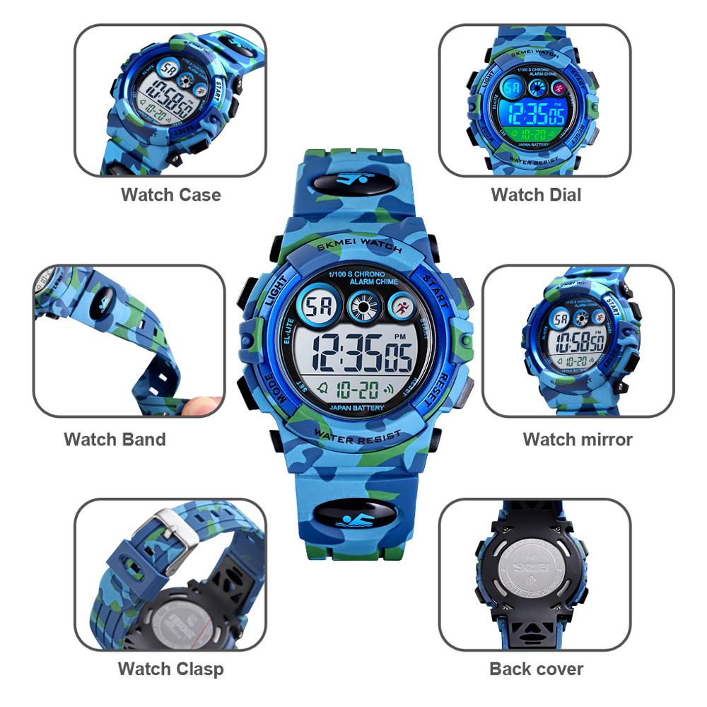 SKMEI-Children-LED-Electronic-Digital-Watch-Stop-Watch-Clock-2-Time-Kids-Sport-Watches-50M-Waterproof-Wristwatch-For-Boys-Girls