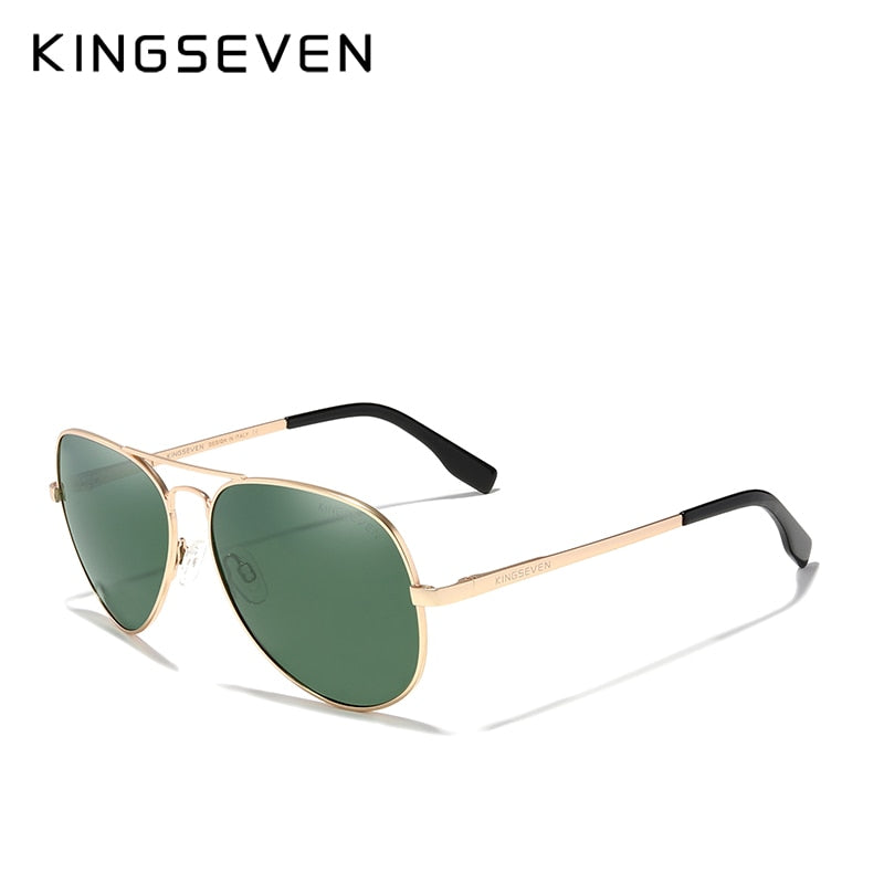 KINGSEVEN Männer Sonnenbrille polarisiert UV400 Spiegel Oculos de sol 7735