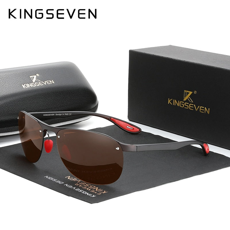 KINGSEVEN Herren Sonnenbrille TR90 Polarisiert