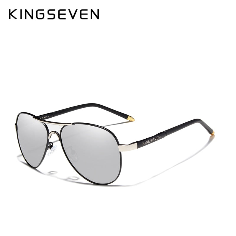 KINGSEVEN Lunettes de soleil polarisées pour homme