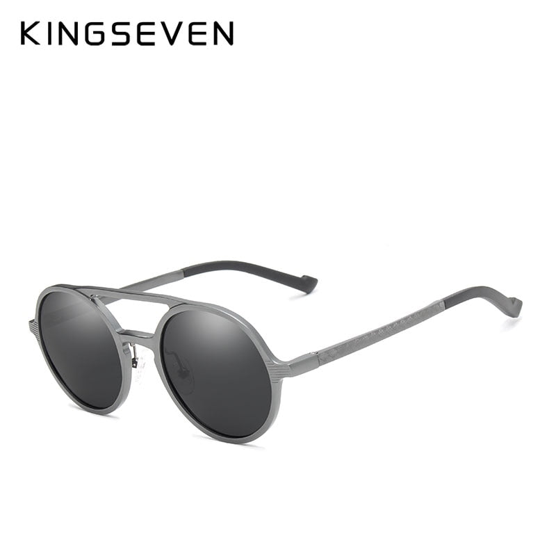 KINGSEVEN Aluminium Herren Sonnenbrille Polarisiert Retro Eyewear Fahren