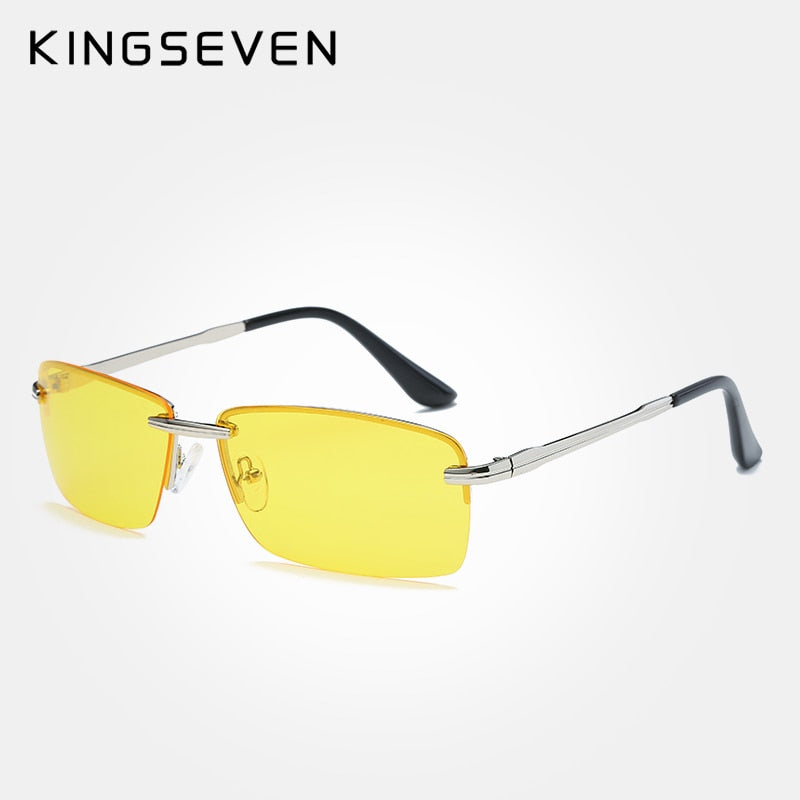 KINGSEVEN lunettes de soleil rectangle hommes voyage