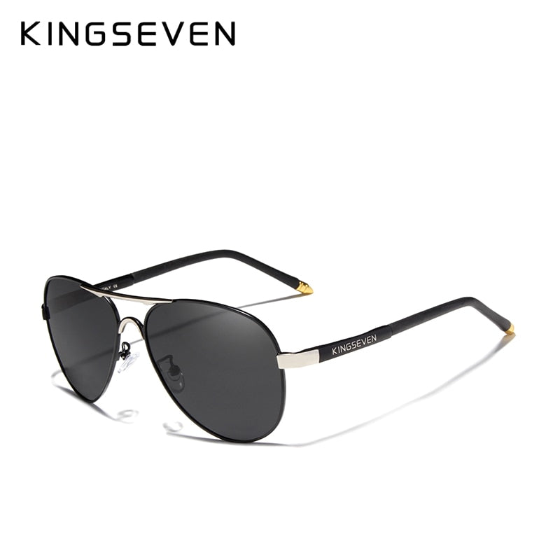 KINGSEVEN Lunettes de soleil polarisées pour homme