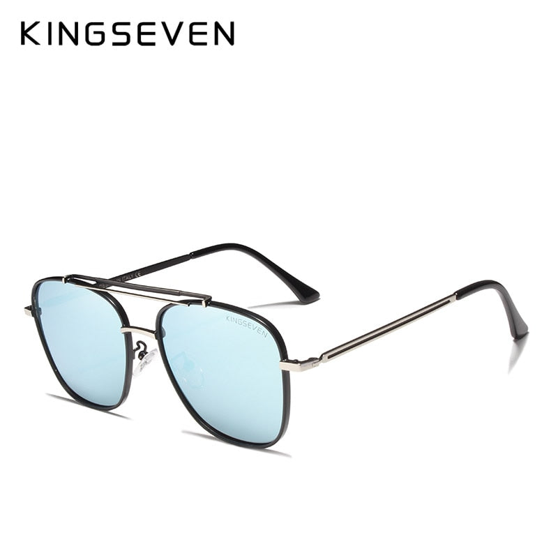 KINGSEVEN BRAND DESIGN Lunettes de soleil pour hommes Lunettes de soleil polarisées Fashion UV400