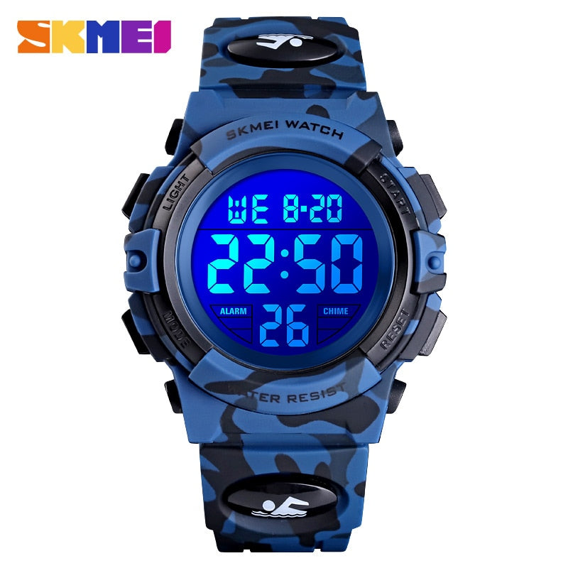 SKMEI-Military-Kids-Sport-Watches-50M-Waterproof-Electronic-Wristwatch-Stop-Watch-Clock-Children-Digital-Watch-For-Boys-Girls