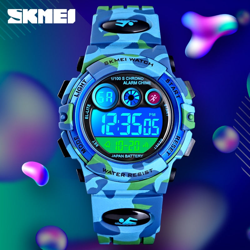 SKMEI-Children-LED-Electronic-Digital-Watch-Stop-Watch-Clock-2-Time-Kids-Sport-Watches-50M-Waterproof-Wristwatch-For-Boys-Girls