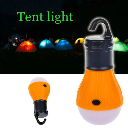 Mini Portable Lantern Emergency Light Bulb Battery Powered Camping Outdoor Beach Tent Light